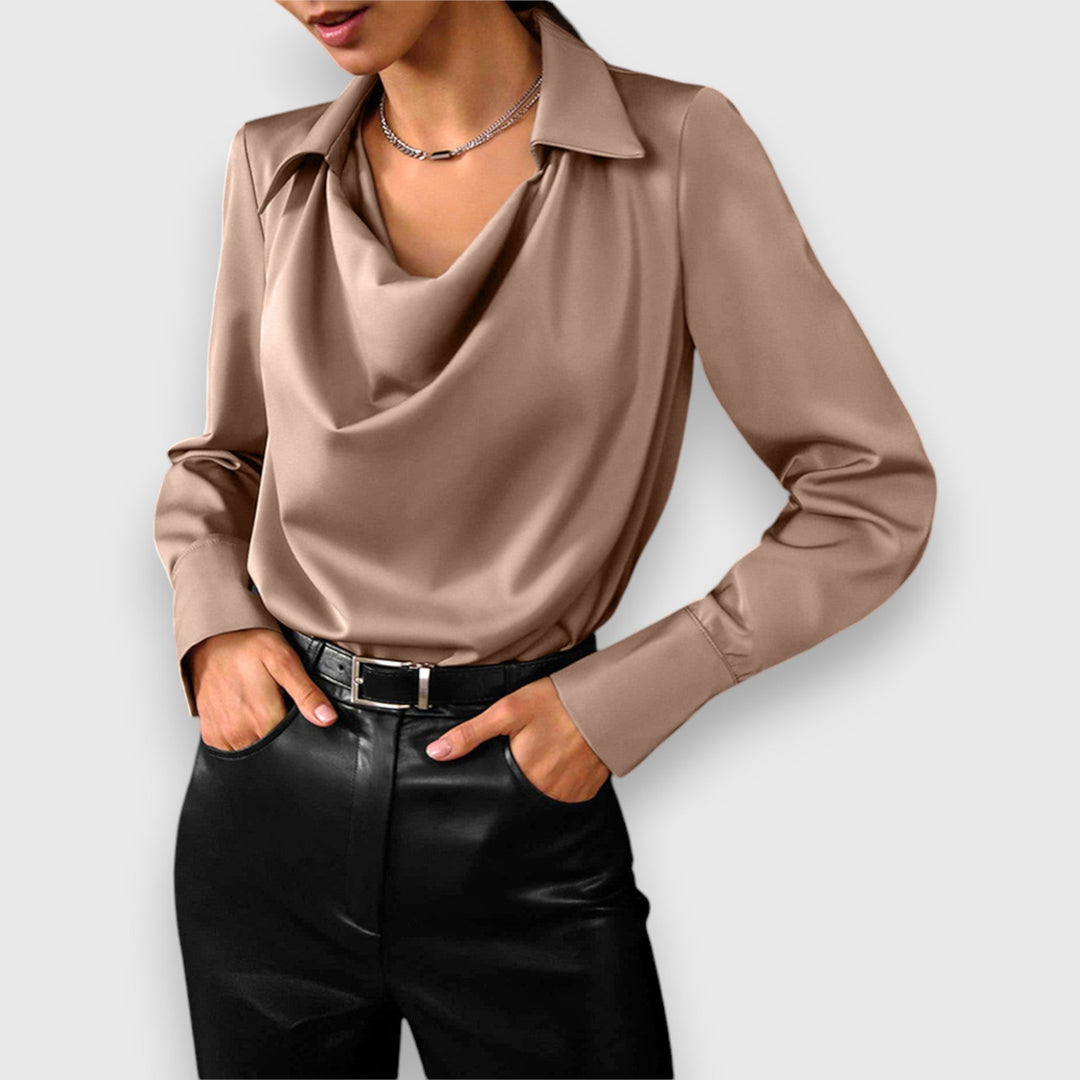 Levoire | Élégante Blouse Outfit Classique Braun
