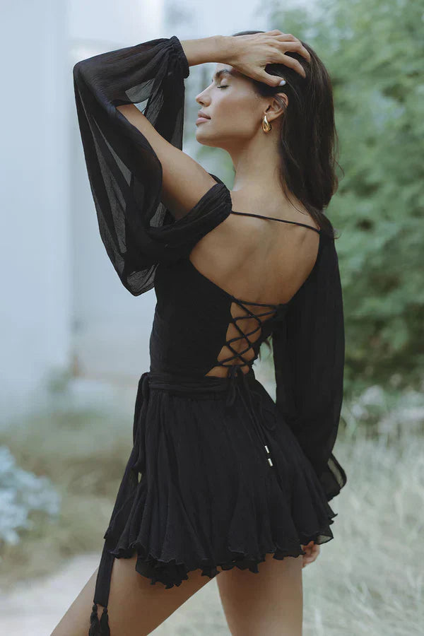 Levoire | Robe avec encolure carrée