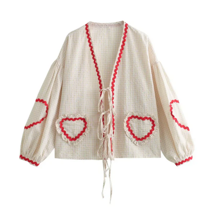 Levoire | Tops Élégants Brodés Blanc