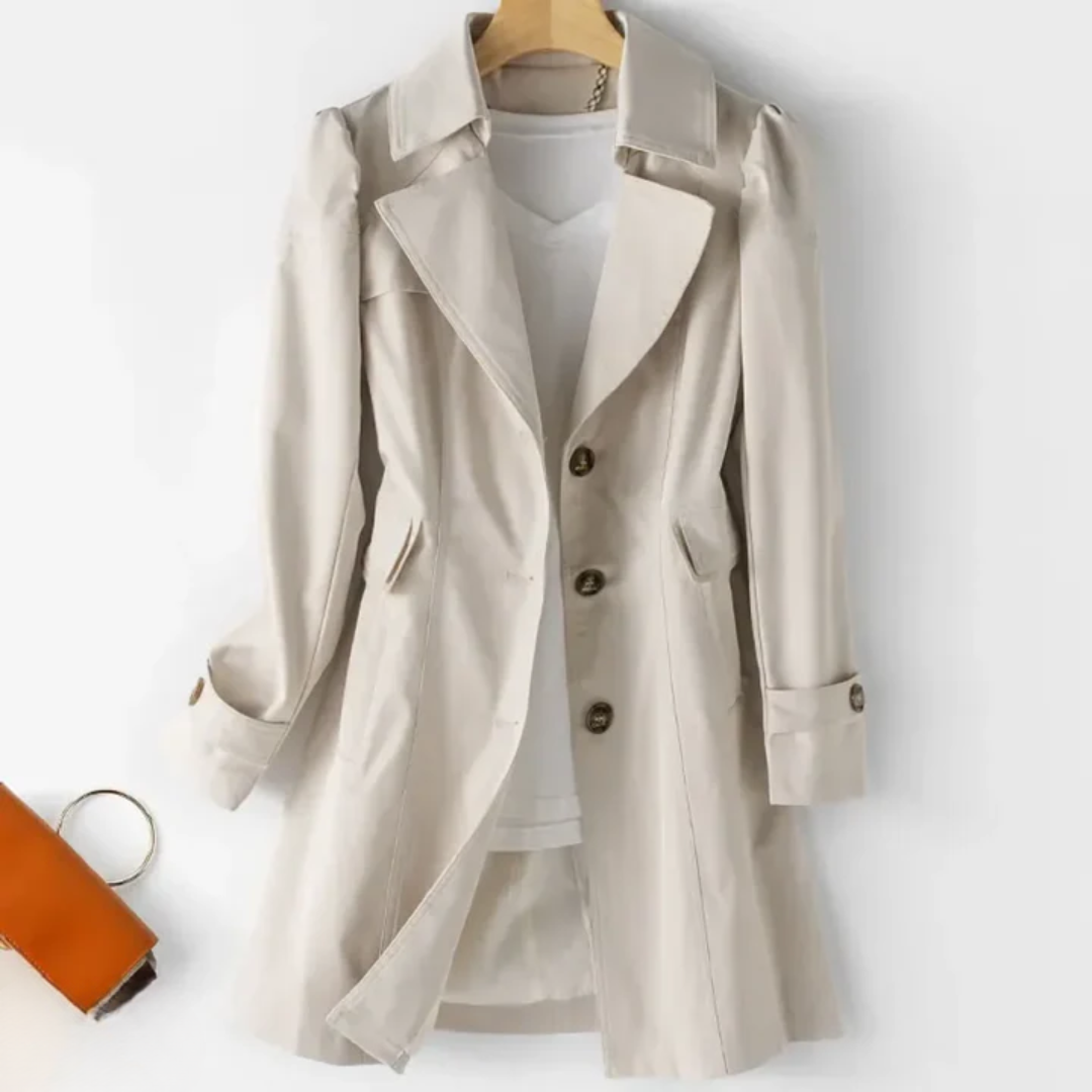 Levoire | Veste Coupe-Vent Élégante Et Décontractée Beige