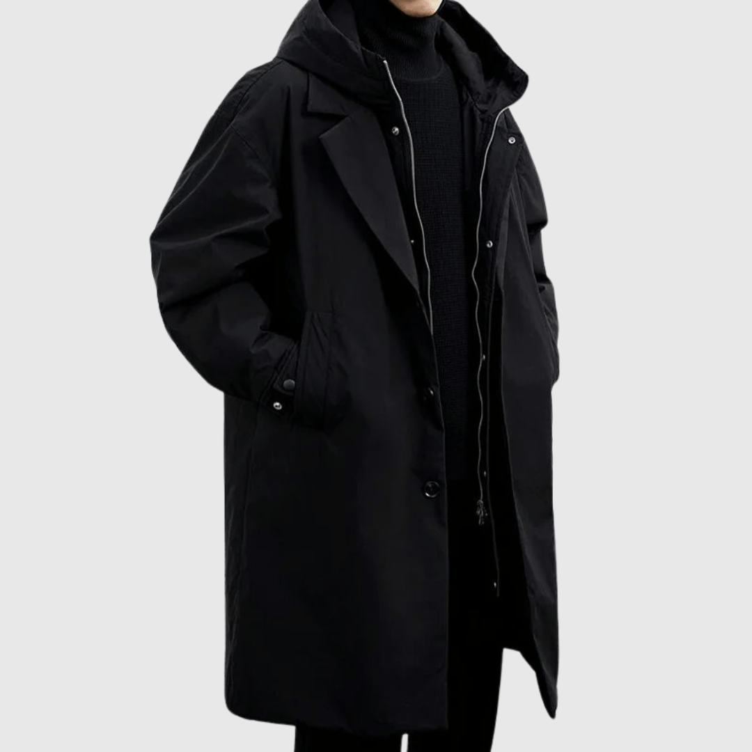 Levoire | Veste Coupe-Vent Imperméable Noir