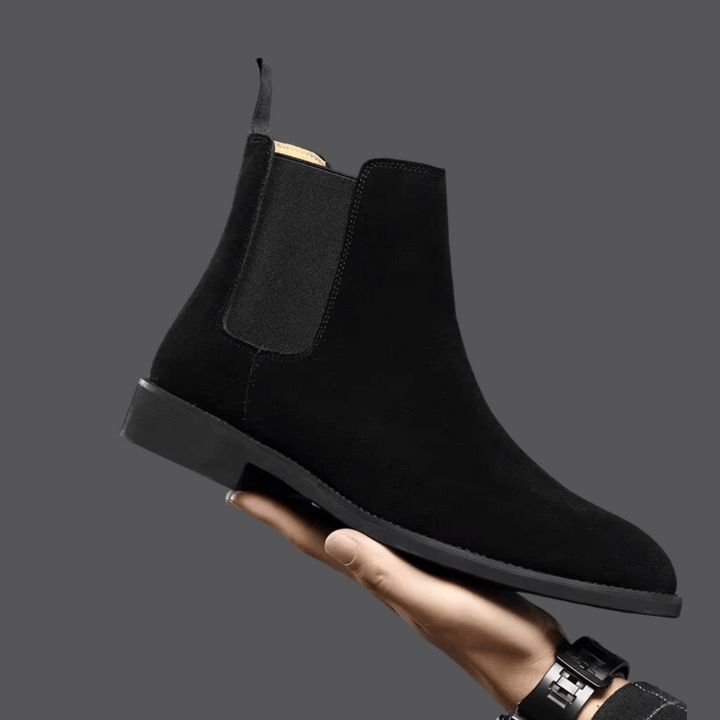 Levoire | Bottes en cuir au style vintage Noir