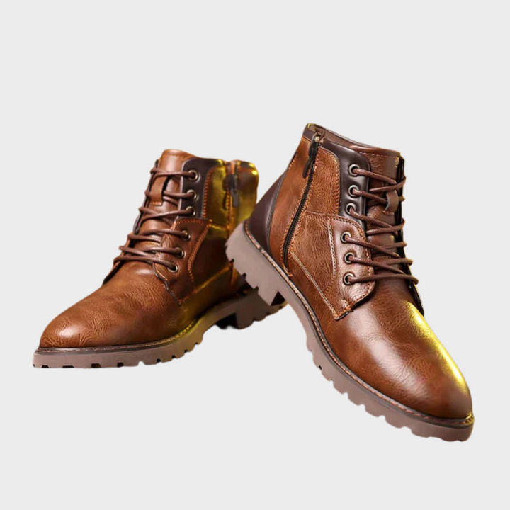 Levoire | Bottes en cuir durables à lacets