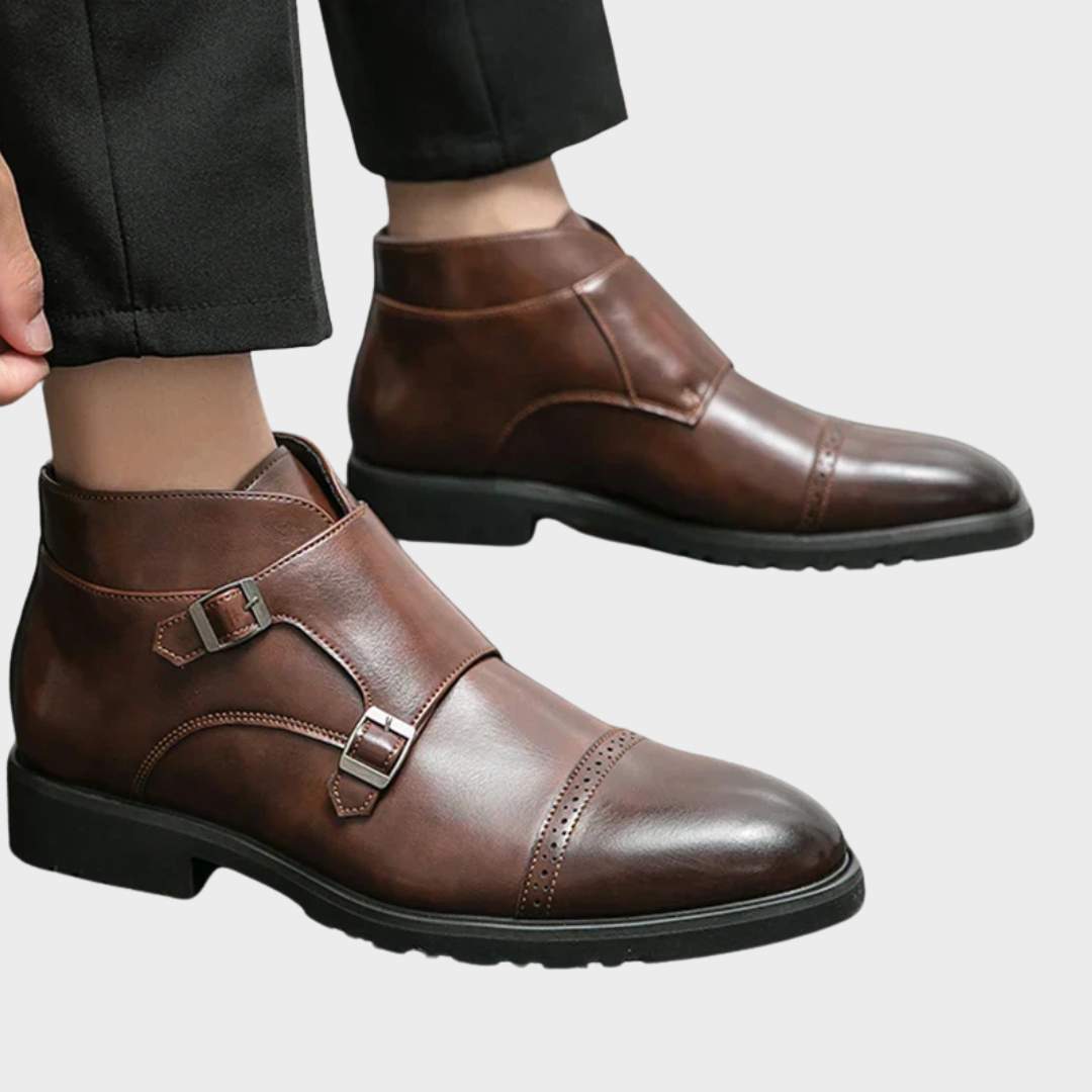 Levoire | Bottes en cuir à deux boucles