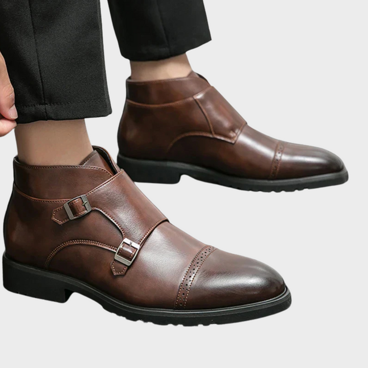 Levoire | Bottes En Cuir À Deux Boucles