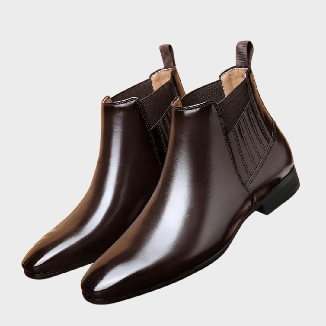 Levoire | Bottes en Cuir Texturé Style Urbain pour Femmes