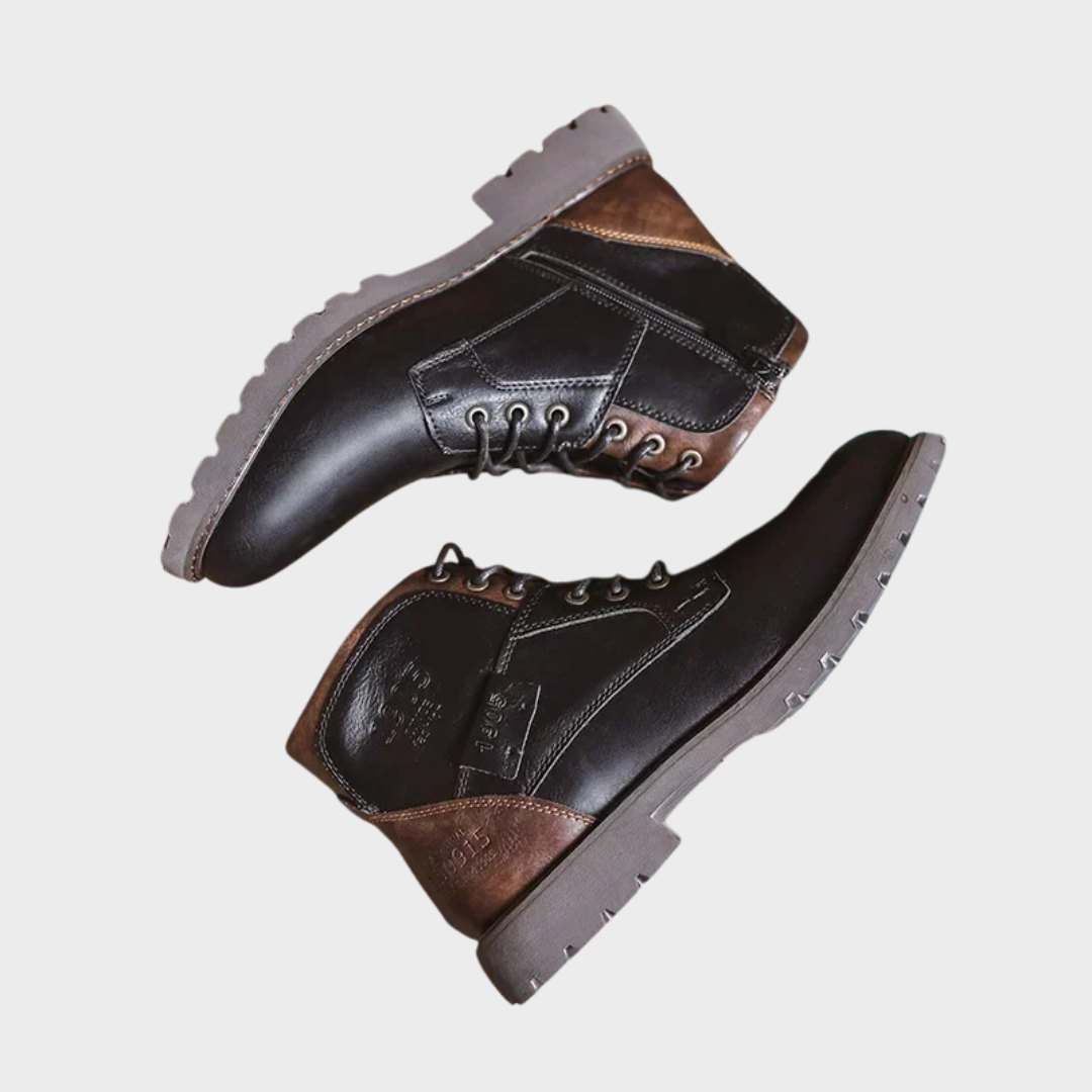 Levoire | Bottes En Cuir Pour Hommes Dans Le Style Britannique