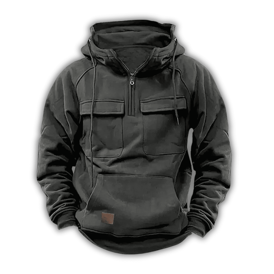 Levoire | Sweat À Capuche Tactique Gris