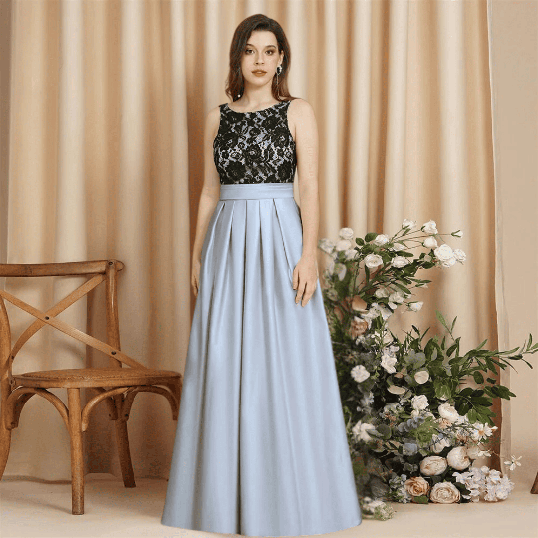 Levoire | Robe En Dentelle Noire Pour Les Mariages Gris
