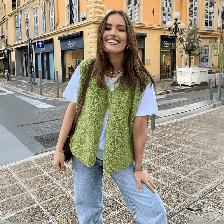 Levoire | Gilet En Laine Pour Femmes Pour Les Jours Froids Vert