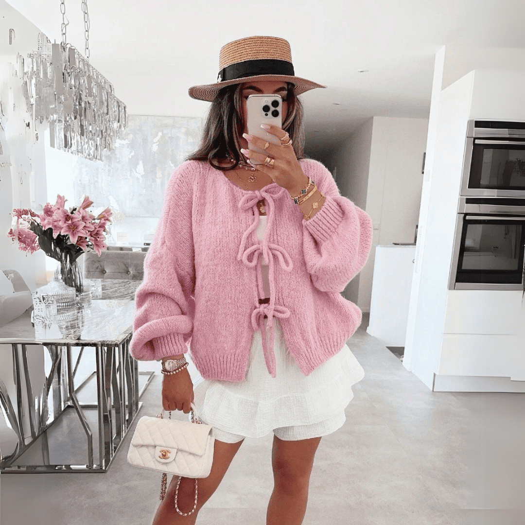 Levoire | Charmante Gilet Pour Femmes rose clair