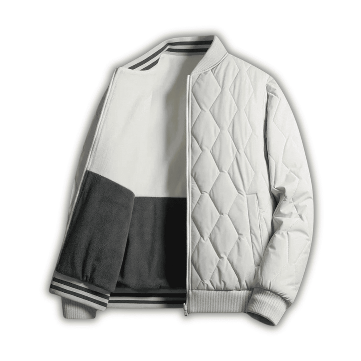 Levoire | Veste Réversible Avec Un Design Polyvalent Blanc
