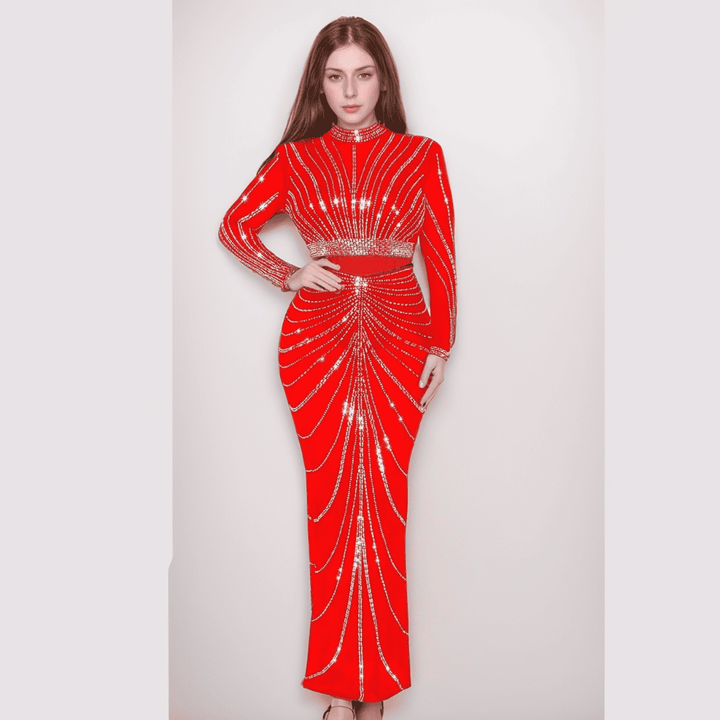 Levoire | Ingrid V Pour Les Valtijuhliin Avec Des Cristaux Rot