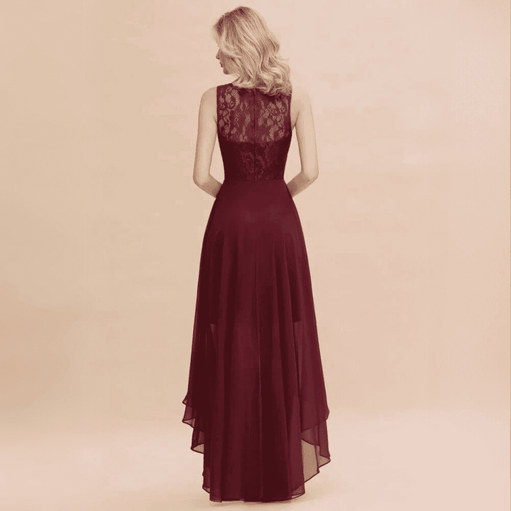 Levoire | Robe En Dentelle Lilly Asymétrique Pour Les Mariages