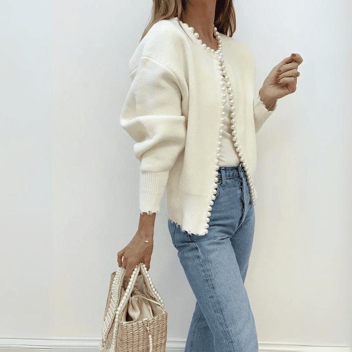 Levoire | Gilet Pour Femmes Avec Des Perles