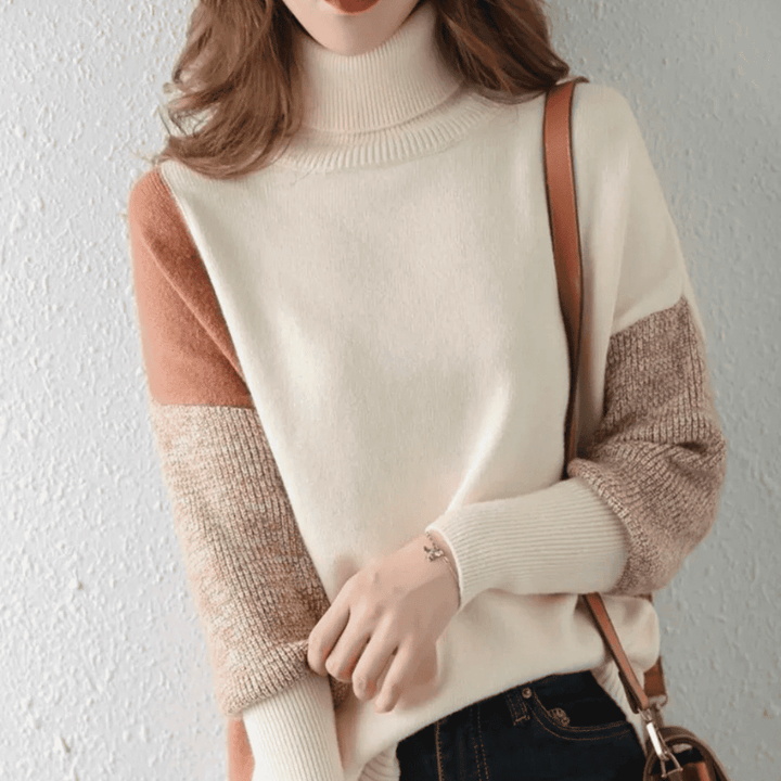 Levoire | Gilet Patchwork Pour Femmes Orange