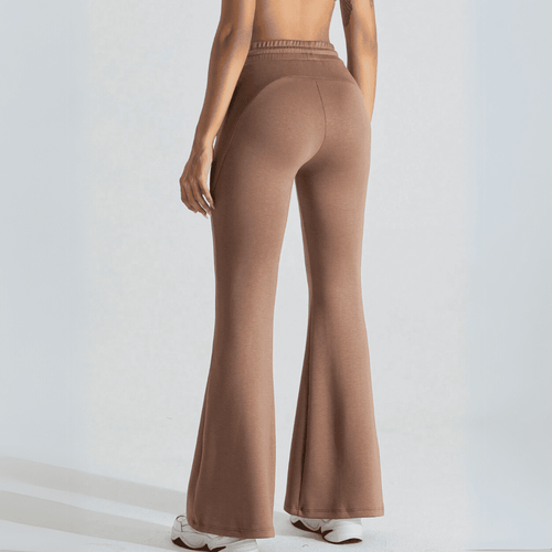Levoire | Pantalons De Sport Larges Bruns Pour Femmes