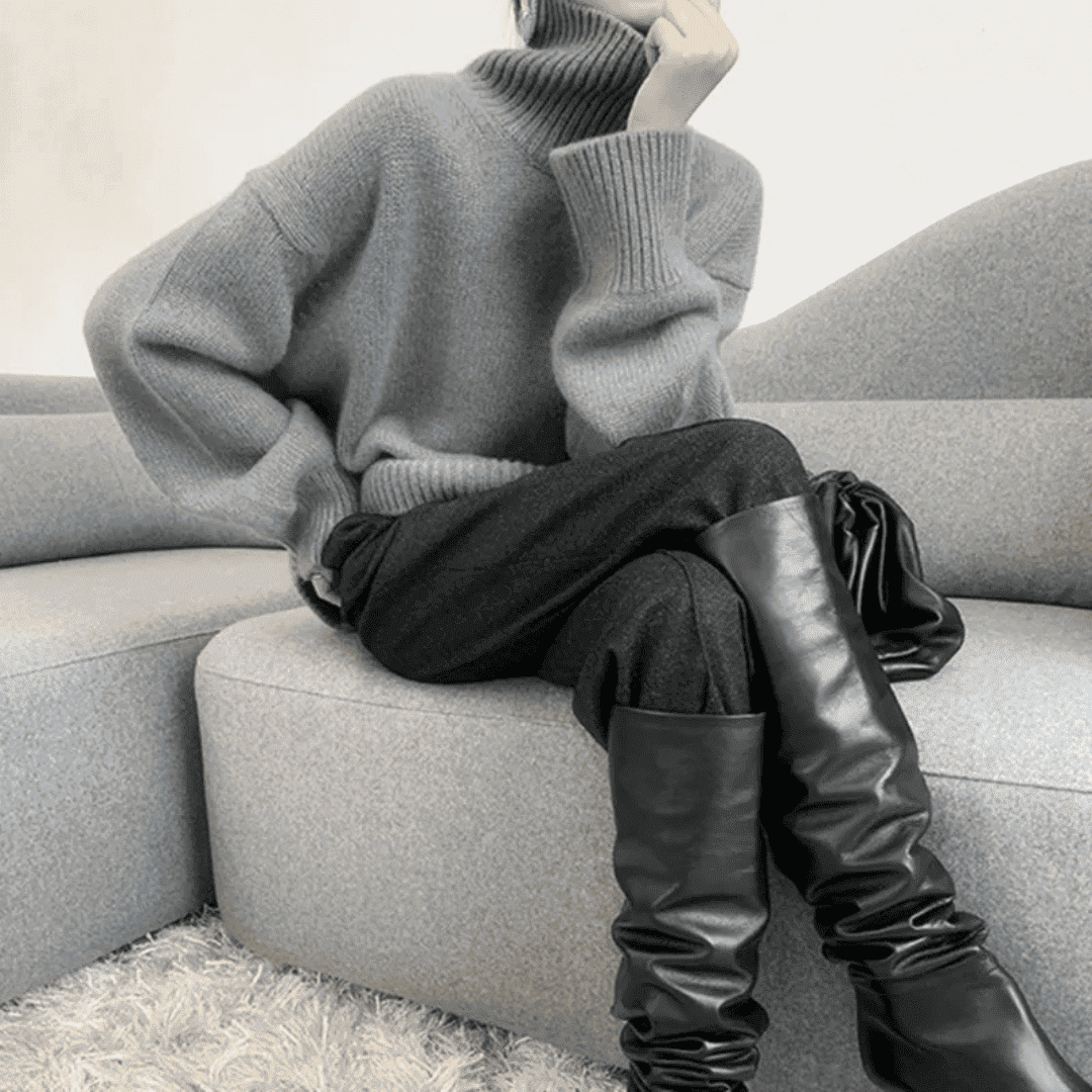 Levoire | Gilet En Cachemire Chaud Pour Femmes Gris