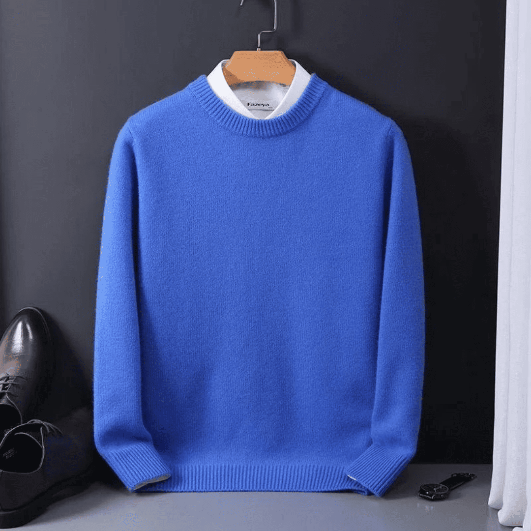 Levoire | Gilet En Laine Pour Homme Bleu