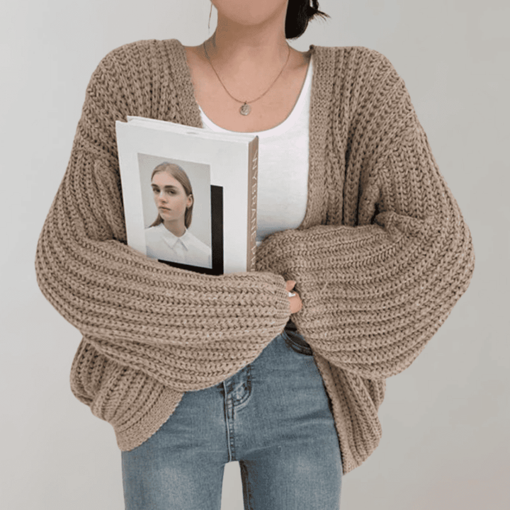 Levoire | Laine Merino Pour Femmes Vert olive Une taille