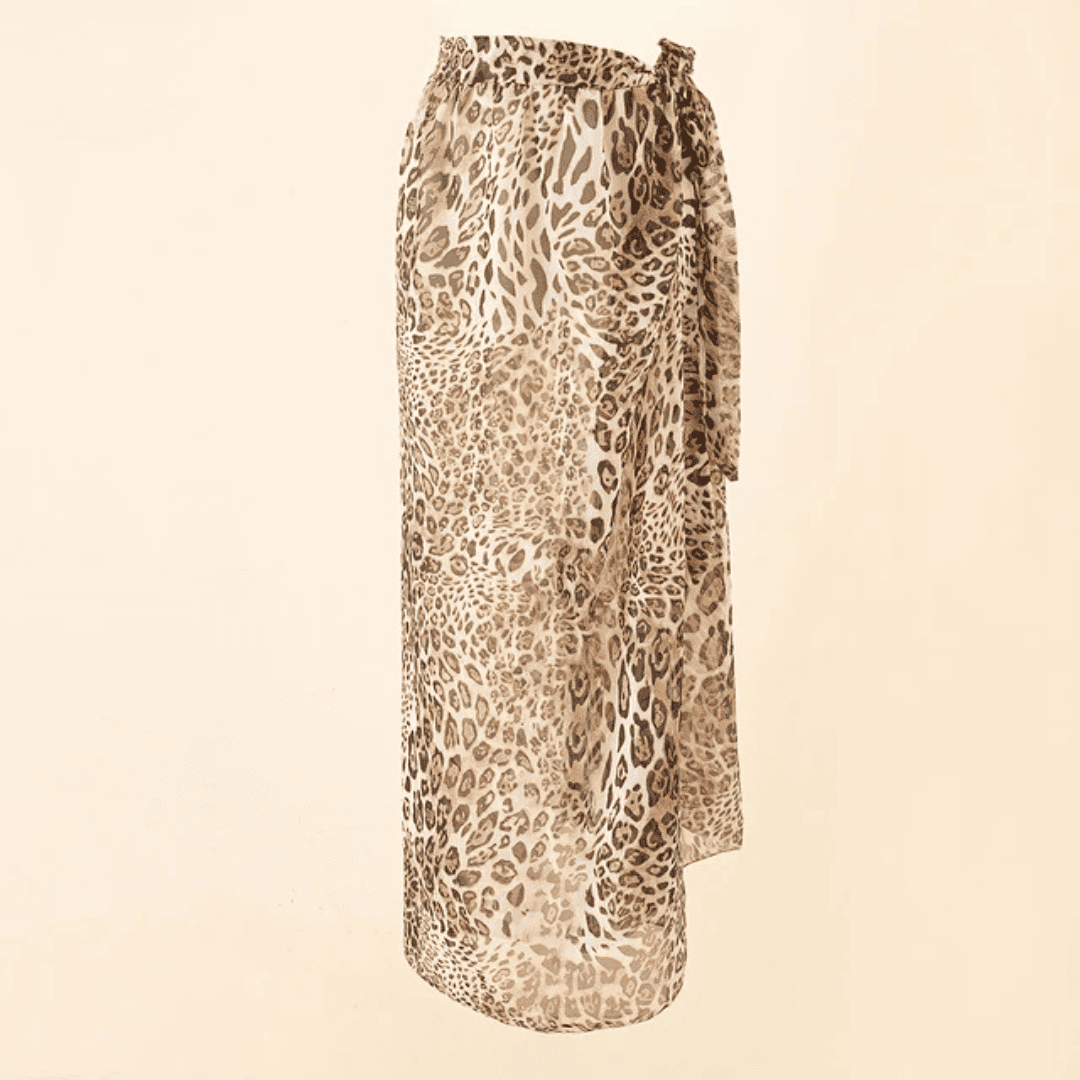 Levoire | Robe Shiffon Midi Braun Une taille