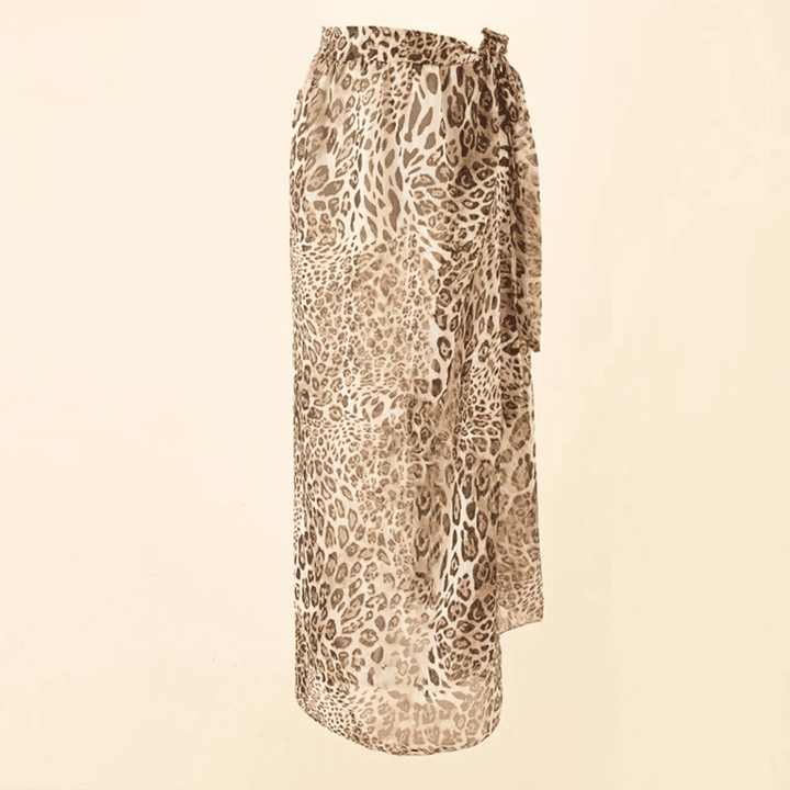 Levoire | Robe Shiffon Midi Braun Une taille