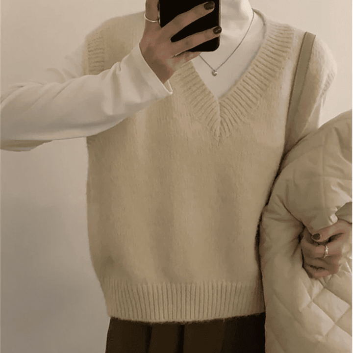 Levoire | Short Taille Haute Décontracté Beige