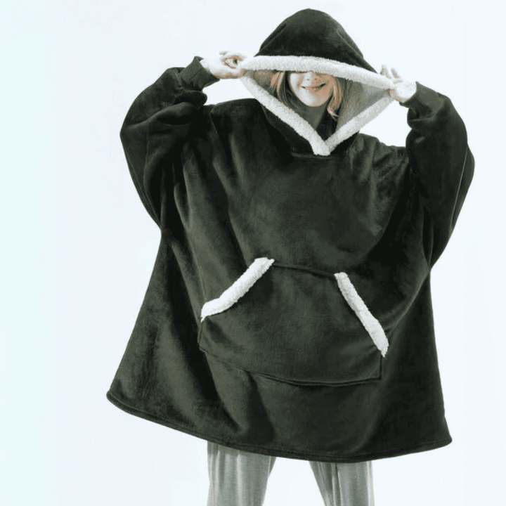 Levoire | Fleece Fabiola Pour Femmes Gris avec une bordure blanche