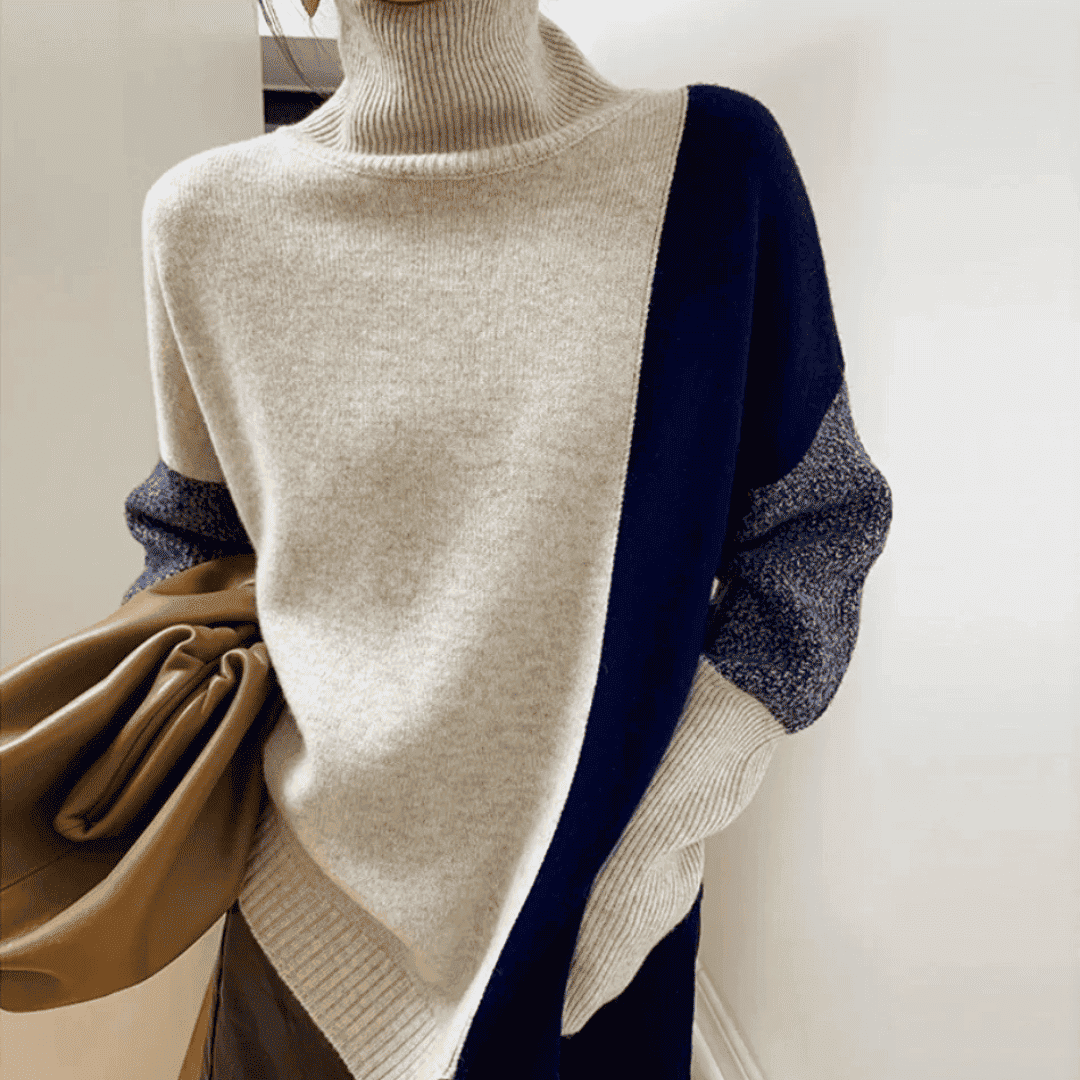 Levoire | Gilet Patchwork Pour Femmes Bleu