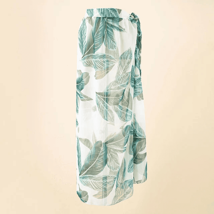 Levoire | Robe Shiffon Midi Vert Une taille