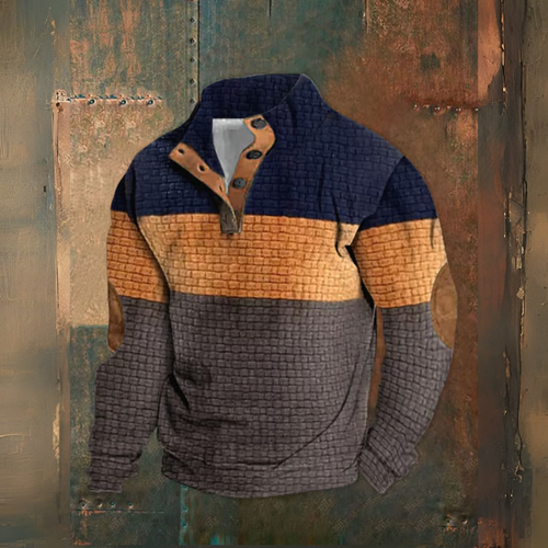 Levoire | Pull Avec Col Montant Géométrique