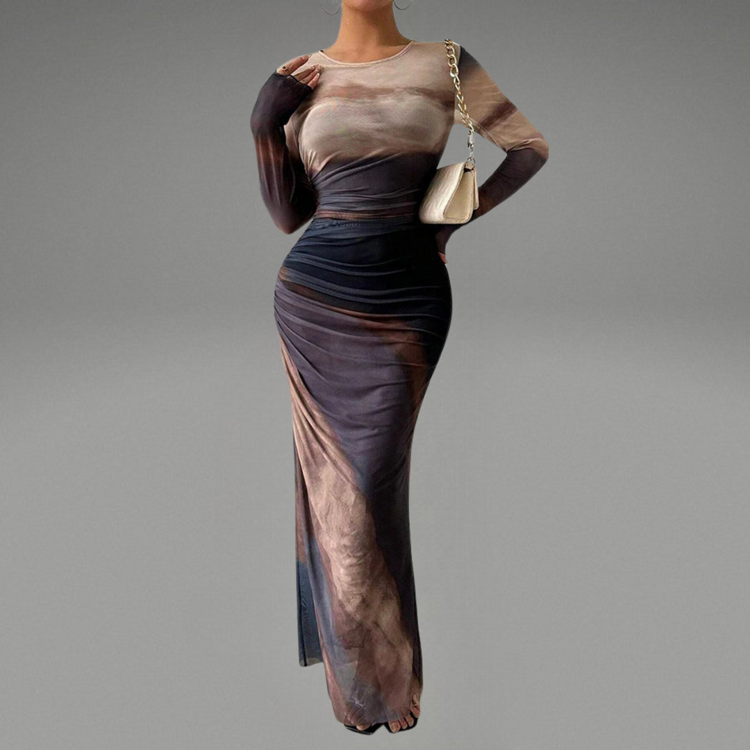 Levoire | Robe Maxi Fluide Pour Un Look Élégant Lilas