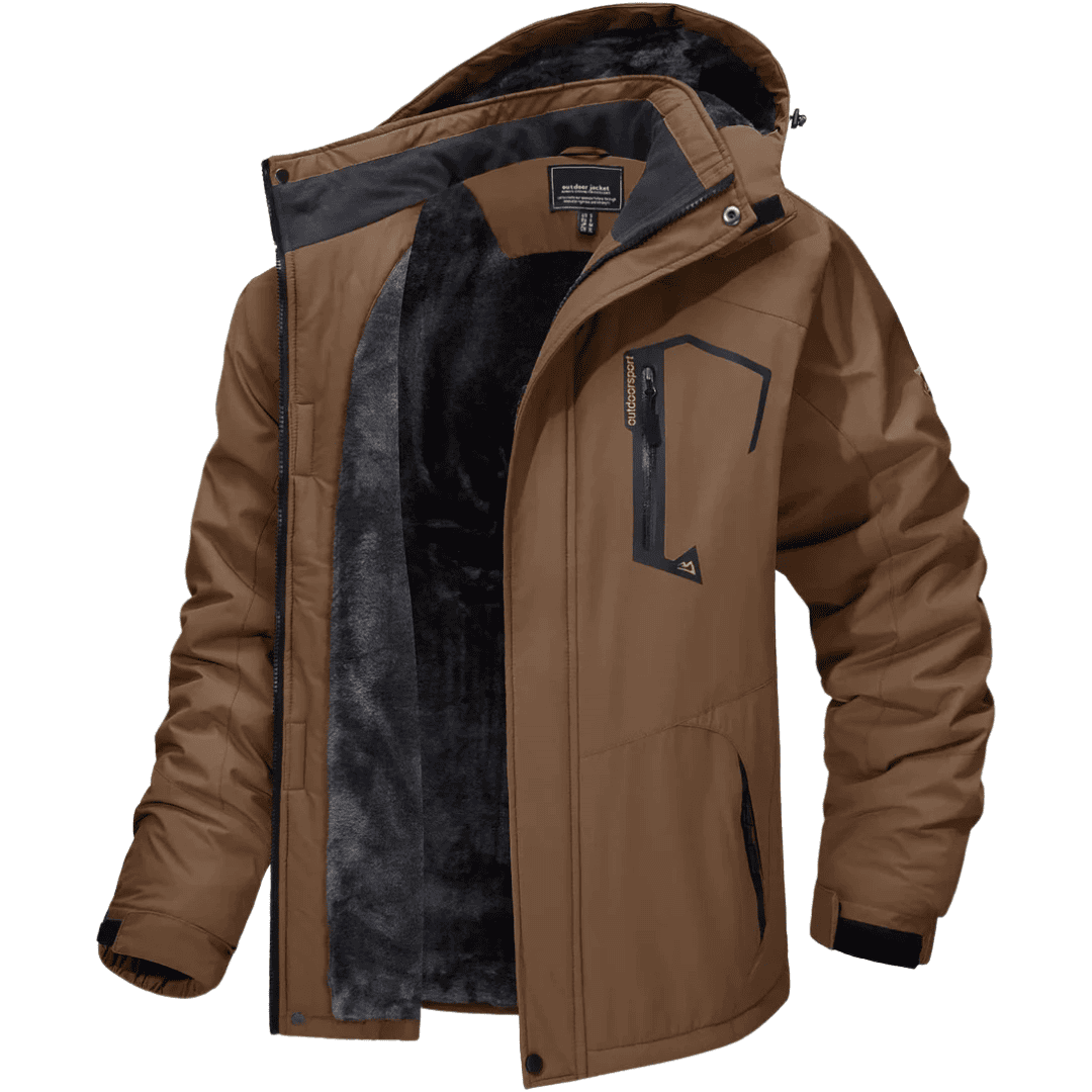 Levoire | Veste Imperméable Pour Les Jours De Pluie Braun