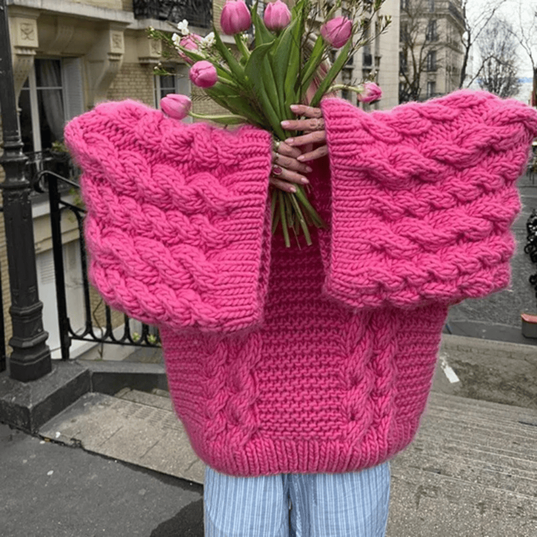 Levoire | Pull À Col Montant Ylliö Noryna Pour Femmes Rosa