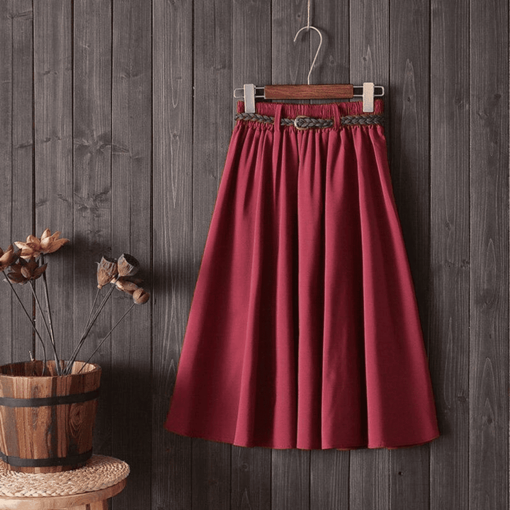 Levoire | Mini Midi Jupe Tendance Rot Une taille
