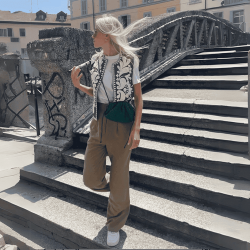 Levoire | Gilet À Fleurs Pour Femmes