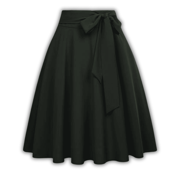 Levoire | Żanetta Midi Jupe Tendance Noir
