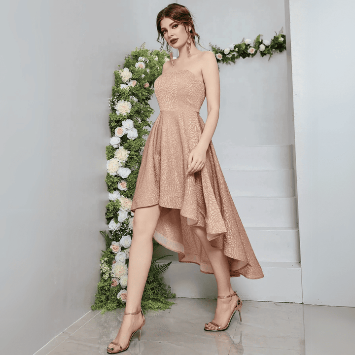 Levoire | Robe À Bretelles Asymétriques Pour Un Mariage