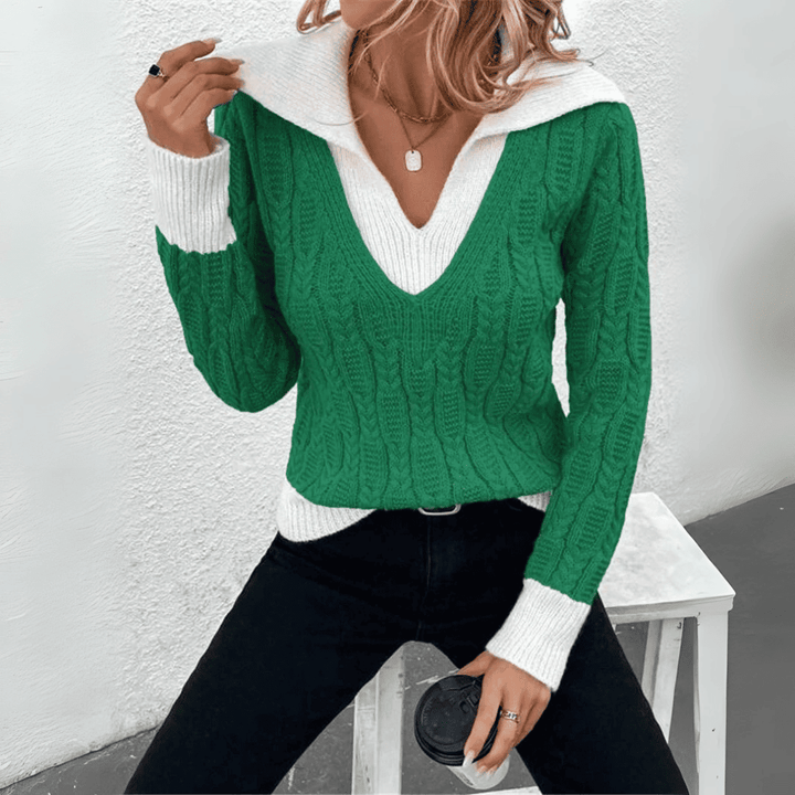 Levoire | Élégant Gilet Doux Femme Vert
