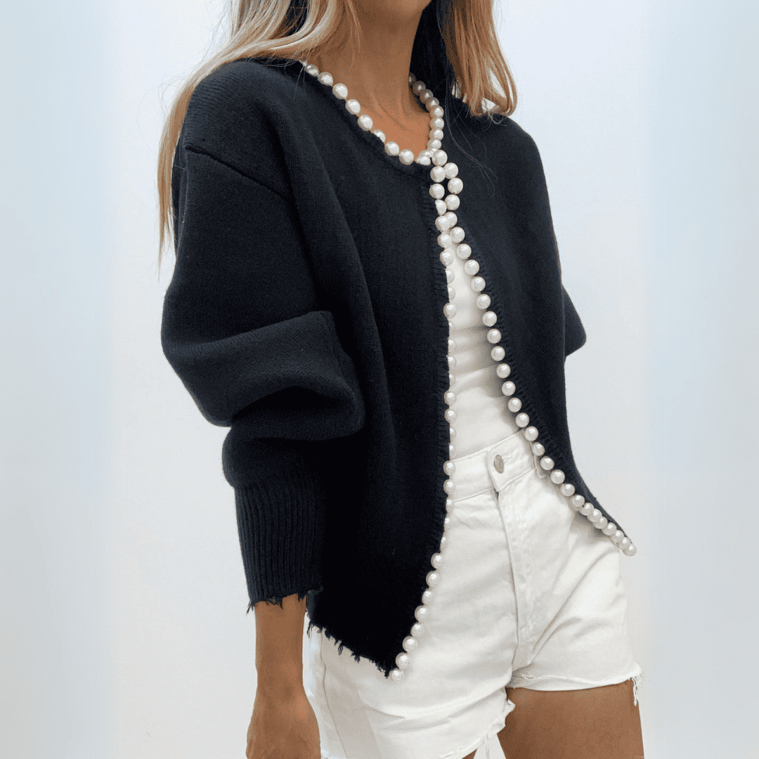 Levoire | Gilet Pour Femmes Avec Des Perles
