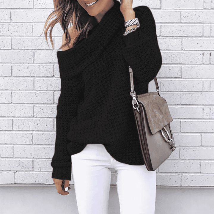 Levoire | Veste En Tricot Pour Femmes Dąbrówka Noir