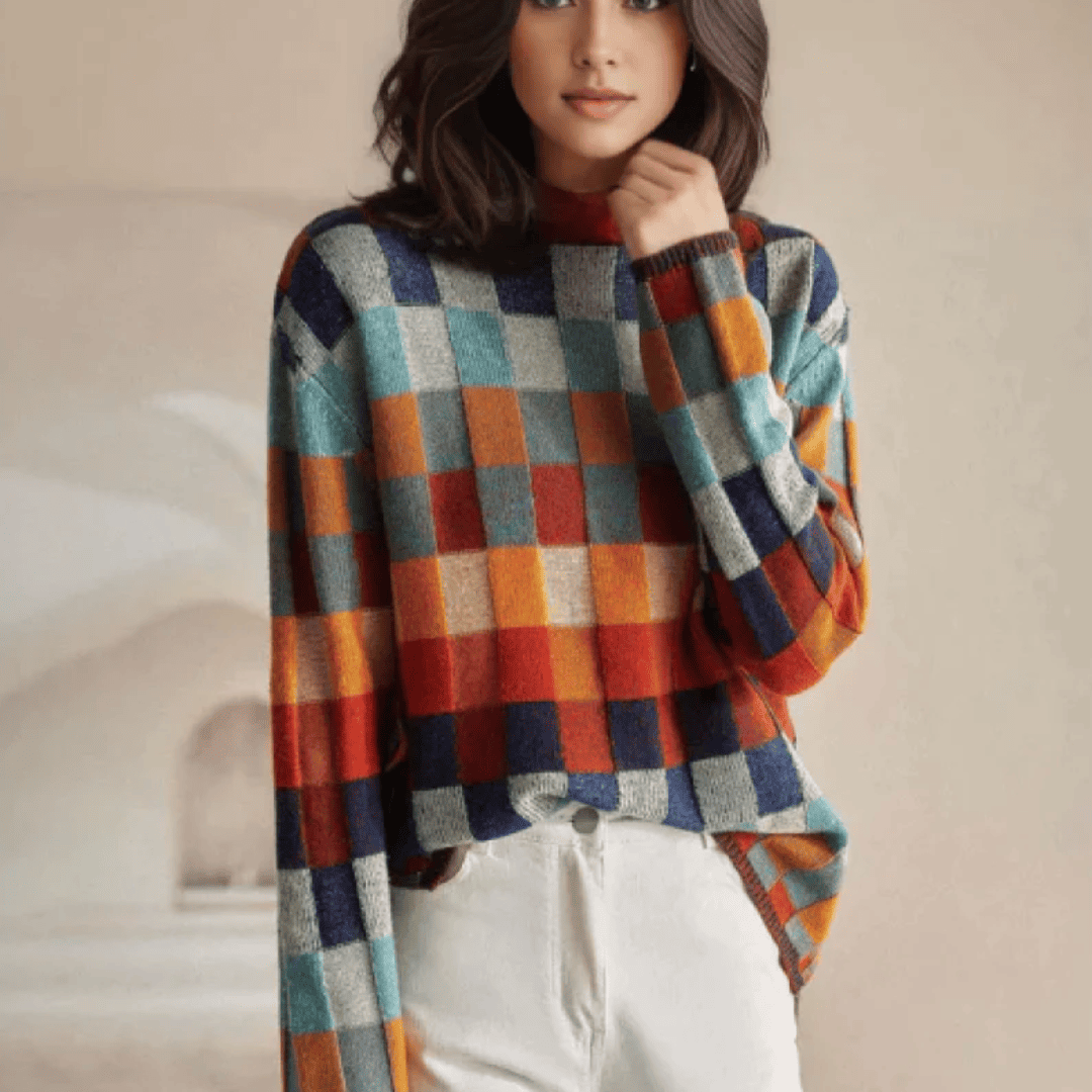 Levoire | Żaklina Villa Gilet À Motif Femme 2XL