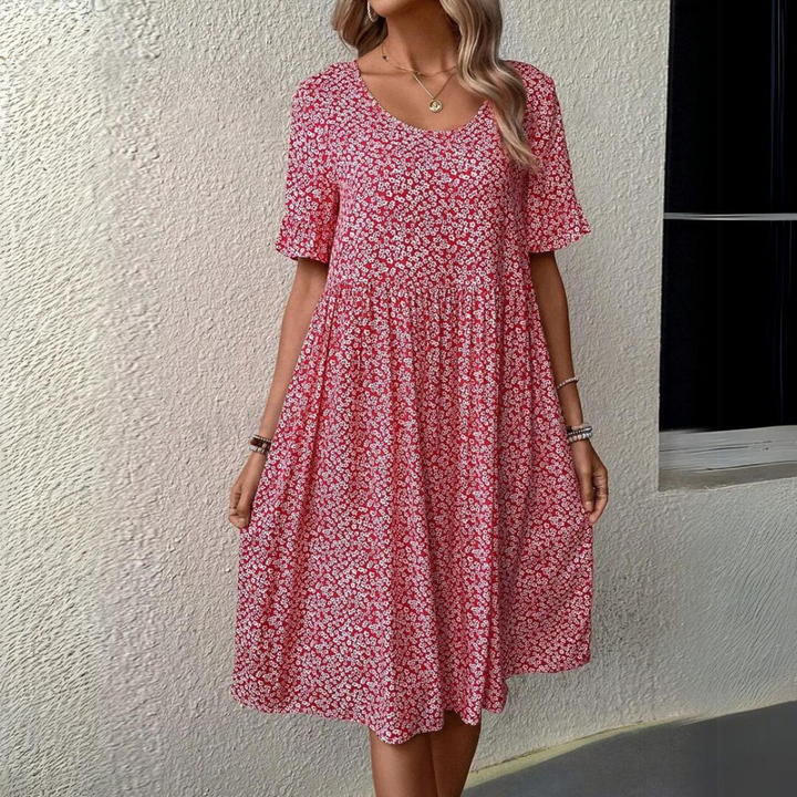 Levoire | Robe Élégante À Pois Rot