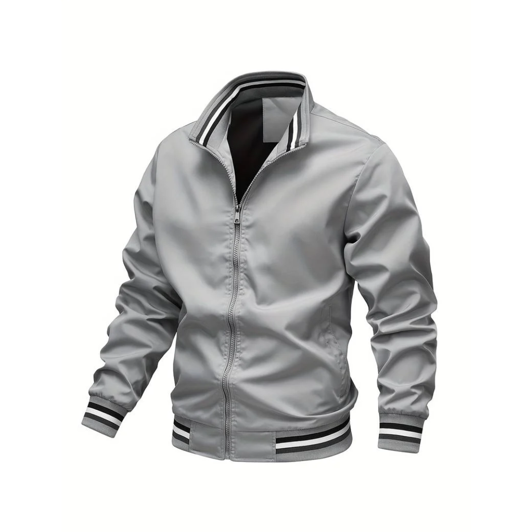 Levoire | Veste Sportive Zippée Pour Homme Argent