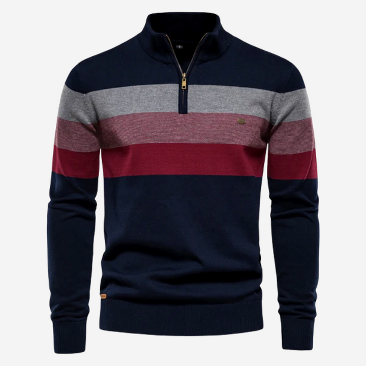 Levoire | Pull Rétro Bleu marine