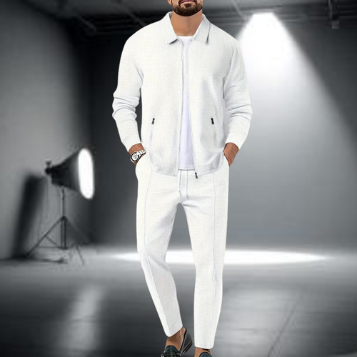 Levoire | Slim Fit Zip Jacket Long Pants Training Set
