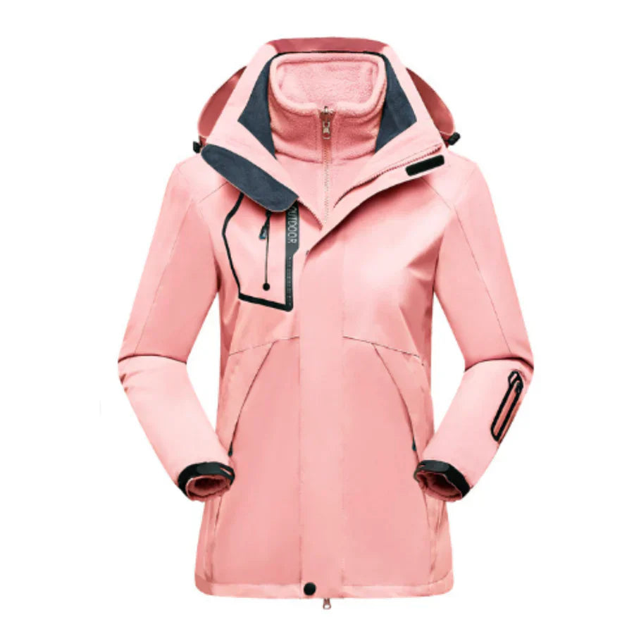 Levoire | Veste De Ski Imperméable Pour Femmes Rosa