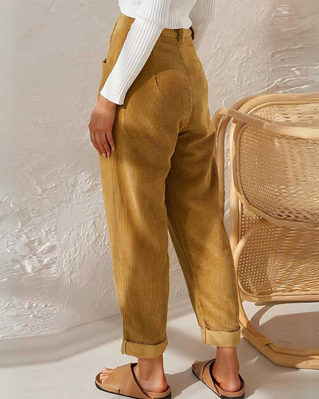 Levoire | Pantalon en velours tendance