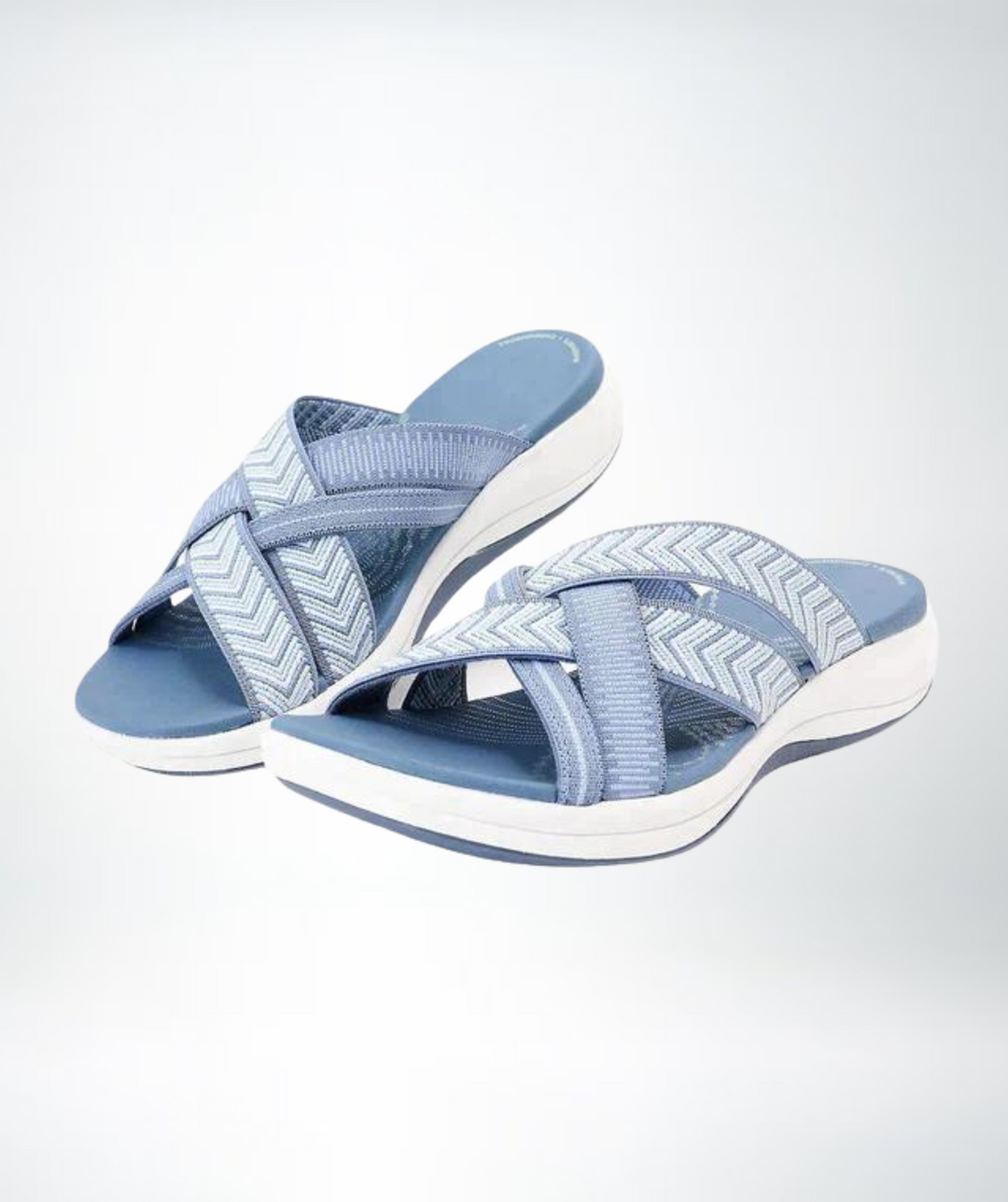 Levoire | Sandales Pour Femmes À Bandoulière Bleu