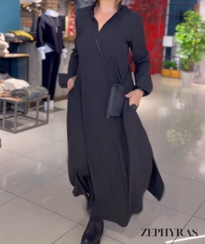 Levoire | Robe D'Été Maxi Décolleté En V